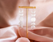 Load image into Gallery viewer, Many moons acrylic earrings hypoallergenic dangle
